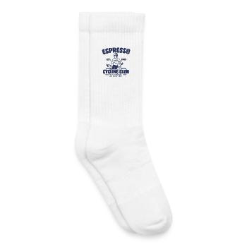 Espresso Radclub Vintage-Logo - Kinder Tennissocken - Weiß - Rechts