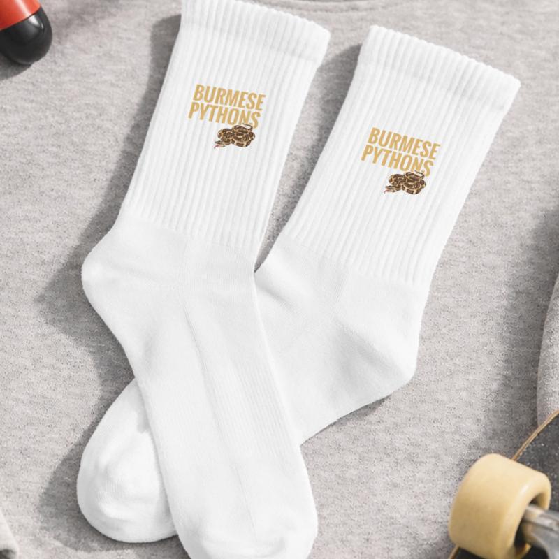 Python birman Stuff Reptile Foos Propriétaire de serpent Chaussettes de tennis bio enfant
