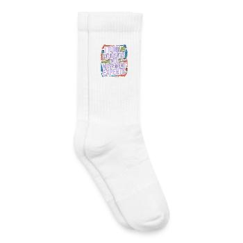PT Educator I Turn Students Into Movement Therapy - Kids Tennis Socks - white - Right