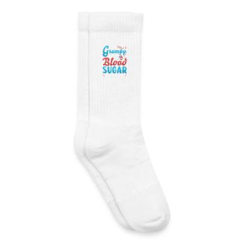 Diabetes Typ 1 Diabetiker - Kinder Tennissocken - Weiß - Rechts