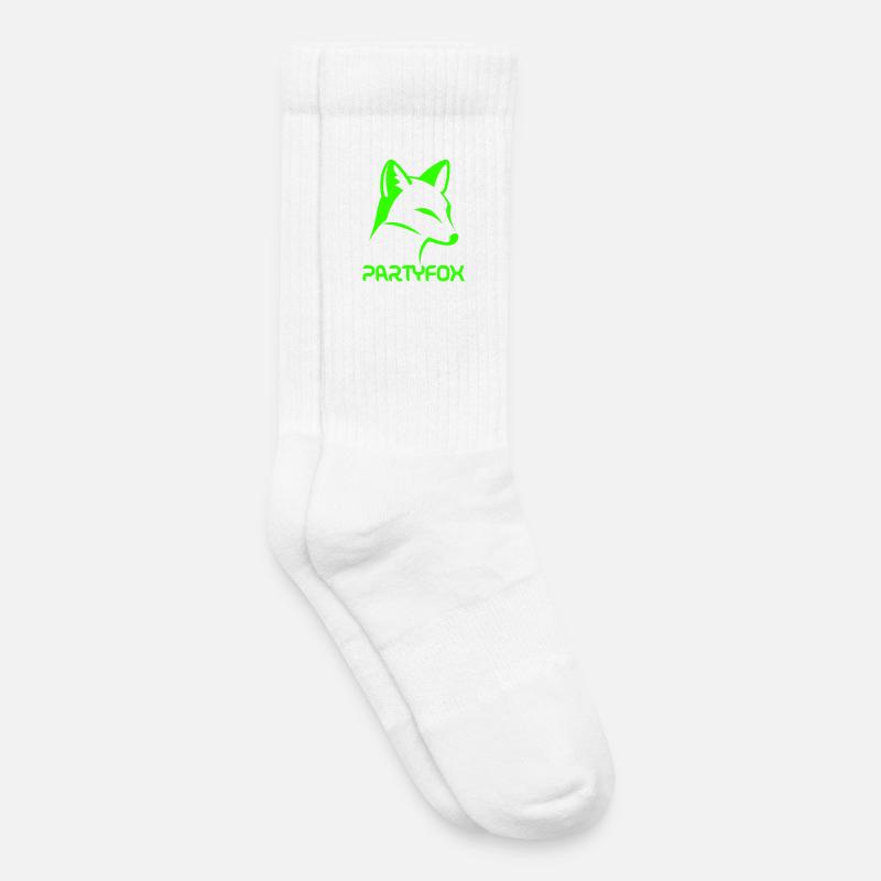 Partyfox - Kinder Tennissocken - Weiß