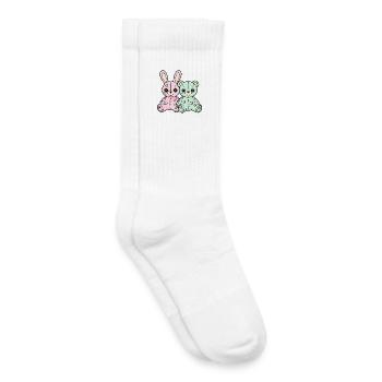 Goth Bunny Horror Rabbit Gothic Gruselig Gruselig - Kinder Tennissocken - Weiß - Rechts