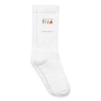 60e anniversaire Légendaire depuis 1966 - Chaussettes de tennis bio enfant - blanc - Droite