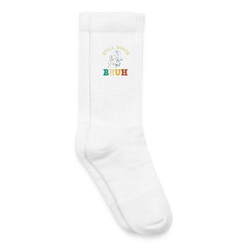 Still Sober Bruh Funny Recovery AA NA - Kids Tennis Socks - white - Right