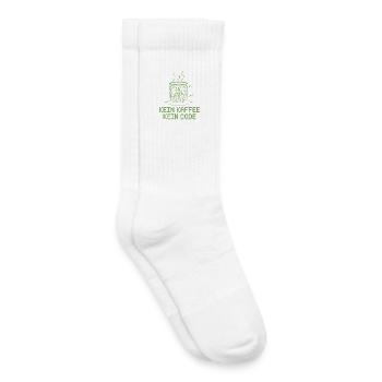 No Coffee No Code Programmer Computer Scientist - Kids Tennis Socks - white - Right
