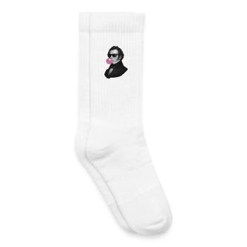 Vintage Bubble Pop - Chaussettes de tennis bio enfant - blanc - Droite