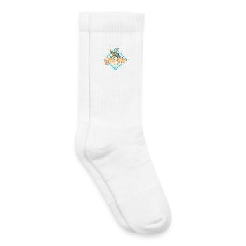 Gili Air Lombok Island Indonésie souvenir vintage - Chaussettes de tennis bio enfant - blanc - Droite