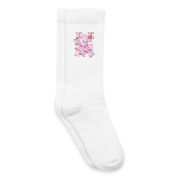 Love Cascading Romantic Lettering - Kinder Tennissocken - Weiß - Rechts