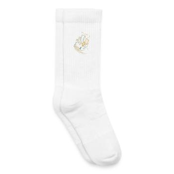 Vinyl Collectible Record Collector Vinyl Records Bicycle - Kids Tennis Socks - white - Right