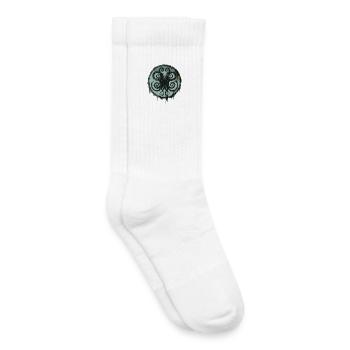 Cthulhu-Symbol Lovecraft Kosmischer Horror - Kinder Tennissocken - Weiß - Rechts