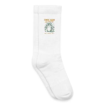 Fermentation au levain autour et découvrez la cuisson du pain - Chaussettes de tennis bio enfant - blanc - Droite