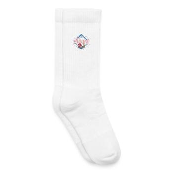 Aalborg Stadt Dänemark Wikingerschiff Souvenir - Kinder Tennissocken - Weiß - Rechts