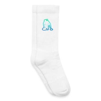 Curling hommes Enfants Garçons Curling - Chaussettes de tennis bio enfant - blanc - Droite