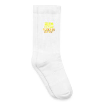 Ruderer Geschenk - Kinder Tennissocken - Weiß - Rechts