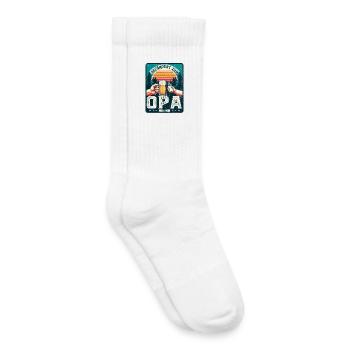 Werdender Opa - Zukünftiger Großvater Opa 2027 - Kinder Tennissocken - Weiß - Rechts