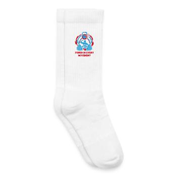 PowerInEveryMovement - Kids Tennis Socks - white - Right