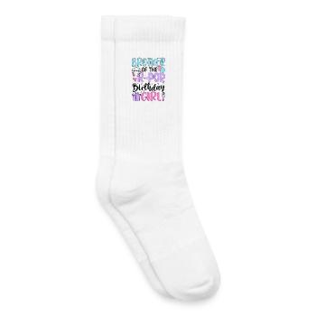 Brother Of The K Pop Birthday Girl - Kids Tennis Socks - white - Right