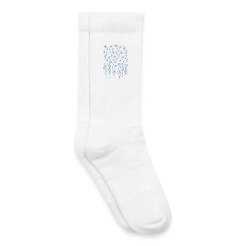 Jardin de fleurs sauvages vintage Flower Women - Chaussettes de tennis bio enfant - blanc - Droite