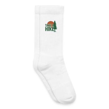 Wandern Camping Trekking Draußen Natur Berg - Kinder Tennissocken - Weiß - Rechts