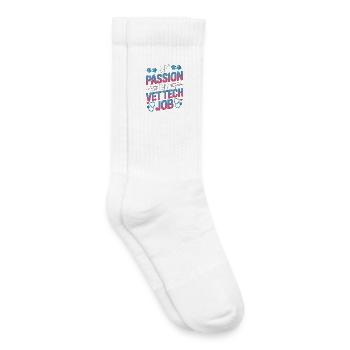Vet Tech My Passion My Animal Care Professional - Kinder Tennissocken - Weiß - Rechts