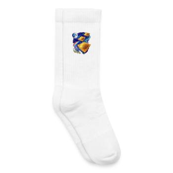 Weltraum Ravioli - Kinder Tennissocken - Weiß - Rechts