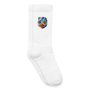 Cosmic Pasta Galaxy - Kids Tennis Socks - white - Right