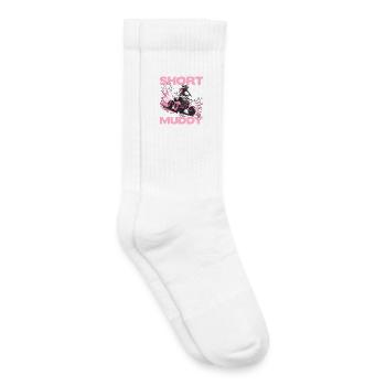 Quad ATV Femme Fille Quad Quad - Chaussettes de tennis bio enfant - blanc - Droite