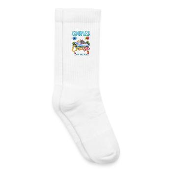Couples That Cruise Together Stay Together - Kids Tennis Socks - white - Right