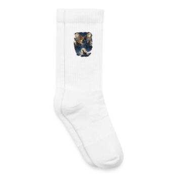 Dreimonde Corgi. - Kinder Tennissocken - Weiß - Rechts