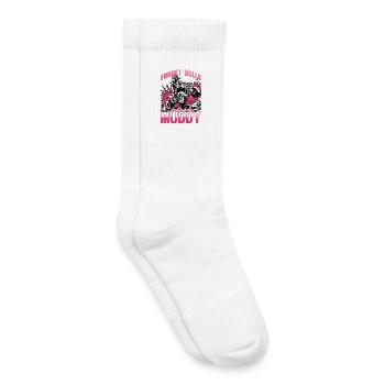 Quad ATV Femme Fille Quad Quad - Chaussettes de tennis bio enfant - blanc - Droite