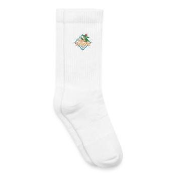 Puerto Vallarta Jalisco in Mexiko Vintage Souvenir - Kinder Tennissocken - Weiß - Rechts