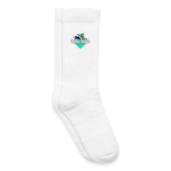 St. Maarten Airplane Caribbean Vintage Souvenir - Kids Tennis Socks - white - Right