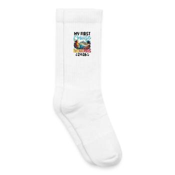 My First Cruise Bahamas 2026 - Kinder Tennissocken - Weiß - Rechts
