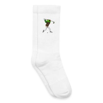 Frogs Golf - Kids Tennis Socks - white - Right