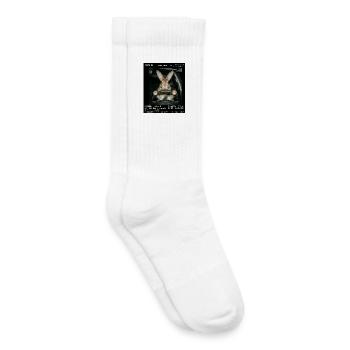 Kaninchen Geblitzt - Kinder Tennissocken - Weiß - Rechts