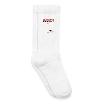 Abi 2026 Abiparty Gästebuch Abiturient Abitur 26 - Kinder Tennissocken - Weiß - Rechts