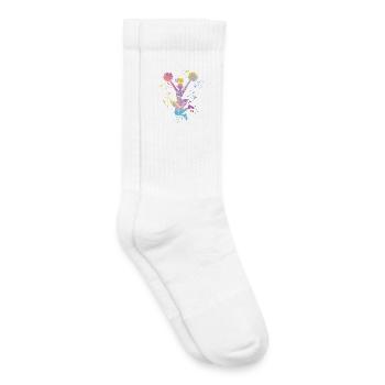 Cheerleader Cheer Mom Cheerleading - Kinder Tennissocken - Weiß - Rechts