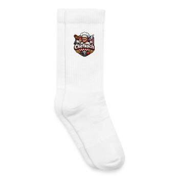 Chefkoch Cartoon Motiv Küchenheld - Kinder Tennissocken - Weiß - Rechts