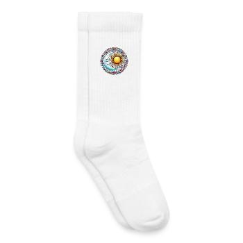 Litha Pagan: Sommersonnenwende, Mittsommer, Mittsommer, Mittsommer. - Kinder Tennissocken - Weiß - Rechts