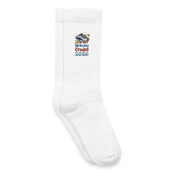 Familienurlaubskreuzfahrt Es ist meine Geburtstagskreuzfahrt - Kinder Tennissocken - Weiß - Rechts