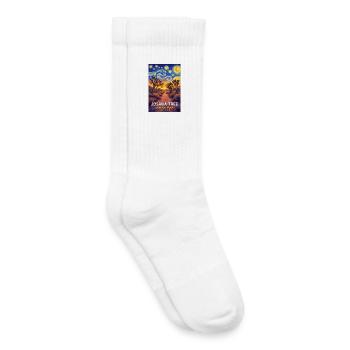 Joshua Tree National Park, California - Kids Tennis Socks - white - Right