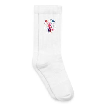 Cheerleader Cheer Mom Cheerleading - Kinder Tennissocken - Weiß - Rechts