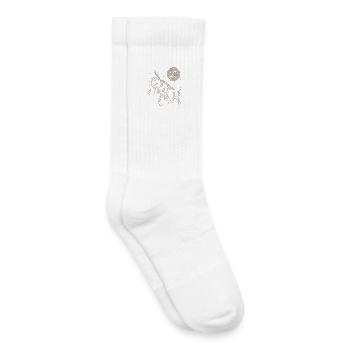 Moonlit Night Scorpios - Kids Tennis Socks - white - Right