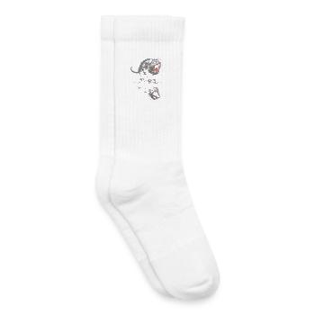 Wasserotter Brüller - Kinder Tennissocken - Weiß - Rechts