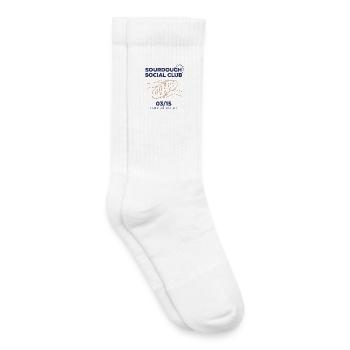 Sourdough Bread Baking Baker Social Club - Kids Tennis Socks - white - Right