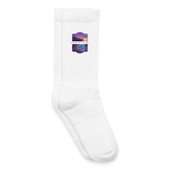 Punta Cana Tropischer Abend - Kinder Tennissocken - Weiß - Rechts