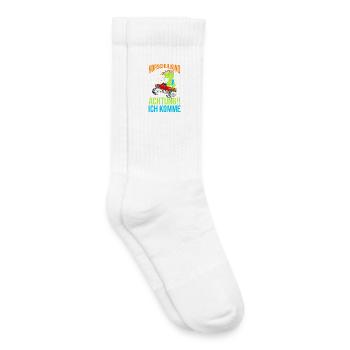 Kita Erste Klasse Dinosaurier Schüler Kindergarten - Kinder Tennissocken - Weiß - Rechts