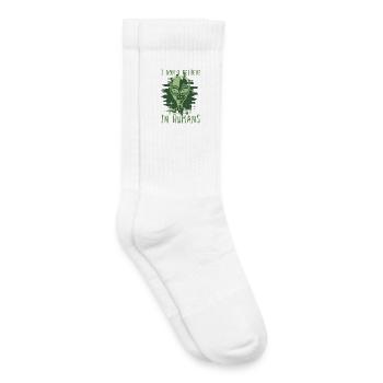 Ne crois pas aux humains Alien - Chaussettes de tennis bio enfant - blanc - Droite
