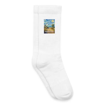 Parc national des Dunes de l’Indiana, Indiana - Chaussettes de tennis bio enfant - blanc - Droite