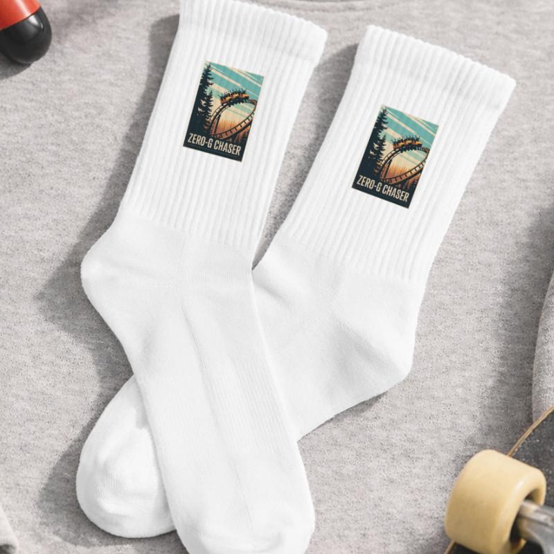 Zero-G Hunter | Roller Coaster Thrill Kids Tennis Socks